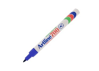 Marcatore artline A 700 permanente punta tonda 0,7mm blu