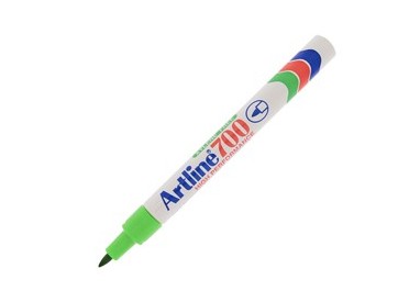 Marcatore artline A 700 permanente punta tonda 0,7mm verde