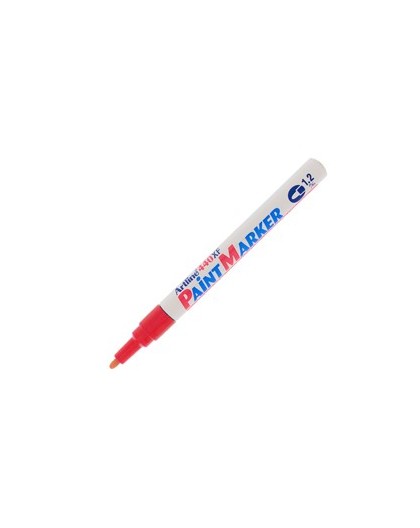 Marcatore artline A 440 punta tonda fine a vernice rosso