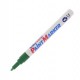Marcatore artline A 440 punta tonda fine a vernice verde