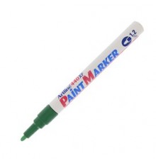 Marcatore artline A 440 punta tonda fine a vernice verde