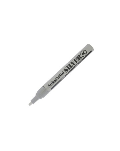 Marcatore artline A 900 a vernice punta tonda argento