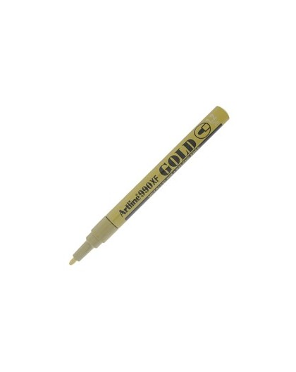 Marcatore artline A 990 punta tonda fine a vernice oro