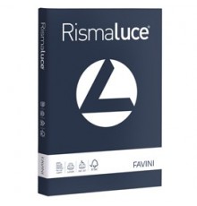 Carta RISMALUCE 200gr A4 125fg blu cobalto 66 Favini