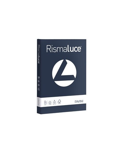 Carta RISMALUCE 200gr A4 125fg blu cobalto 66 Favini