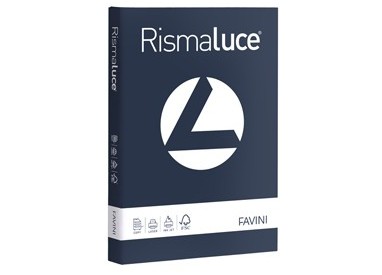 Carta RISMALUCE 200gr A4 125fg blu cobalto 66 Favini