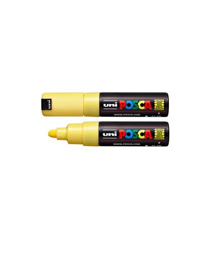 Marcatore UNI POSCA PC7M p.large 4,5-5,5mm giallo UNI MITSUBISHI