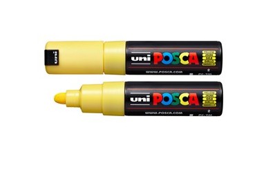 Marcatore UNI POSCA PC7M p.large 4,5-5,5mm giallo UNI MITSUBISHI