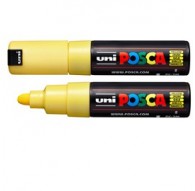 Marcatore UNI POSCA PC7M p.large 4,5-5,5mm giallo UNI MITSUBISHI