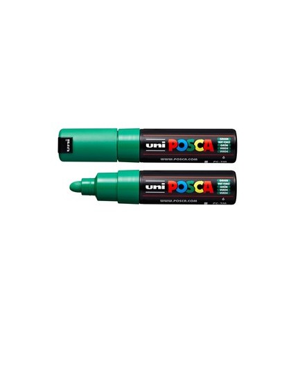 Marcatore UNI POSCA PC7M p.large 4,5-5,5mm verde UNI MITSUBISHI