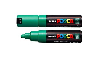 Marcatore UNI POSCA PC7M p.large 4,5-5,5mm verde UNI MITSUBISHI