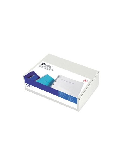 Scatola 100 dorsi metallo passo 3:1 34 anelli - 5mm - bianco - GBC