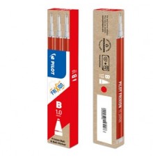 Set 3 refill sfera FRIXIONball CLICKER 1.0mm rosso Pilot