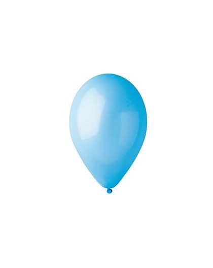 Busta 16 palloncini in lattice Ø30cm celeste Big Party