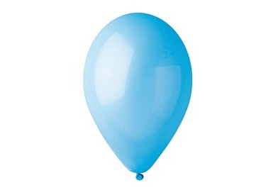 Busta 16 palloncini in lattice Ø30cm celeste Big Party