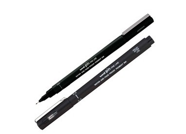 Pin fineliner nero punta 0.2mm Uni Mitsubishi