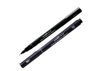 Pin fineliner nero punta 0.5mm Uni Mitsubishi