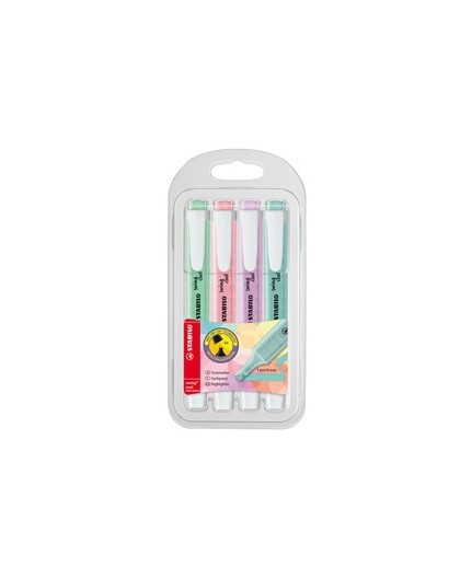 Astuccio 4 colori evidenziatore SWING COOL pastel STABILO