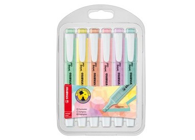 Astuccio 6 colori evidenziatore SWING COOL pastel STABILO