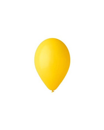 Busta 16 palloncini in lattice Ø30cm giallo Big Party