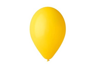 Busta 16 palloncini in lattice Ø30cm giallo Big Party