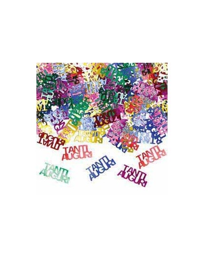 Busta 15gr coriandoli in plastica "Tanti Auguri" Big Party