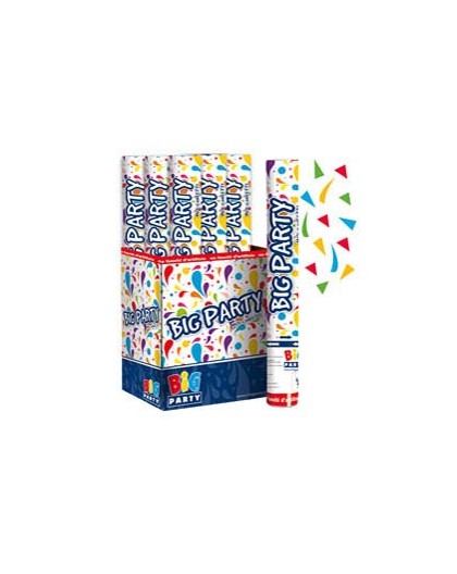 Sparacoriandoli Cannon colori assortiti gittata 8mt Big Party