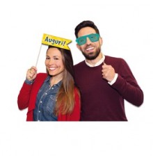 Photo Booth Buon Compleanno 8 fantasie Big Party