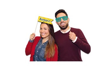 Photo Booth Buon Compleanno 8 fantasie Big Party