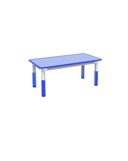 Tavolo telescopico 120x60x46cm H46/58cm blu CWR