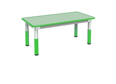 Tavolo telescopico 120x60x46cm H46/58cm verde CWR
