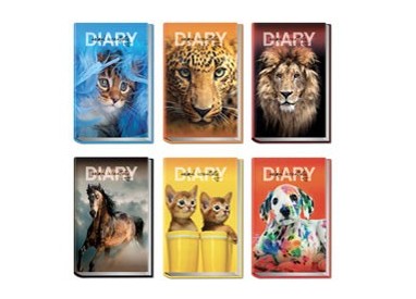 Diario 12 mesi Animal Friends Riplast