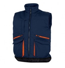 Gilet imbottito Sierra 2 Tg. M blu/arancio