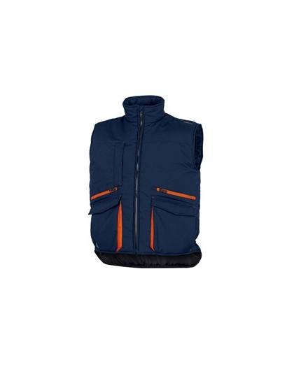 Gilet imbottito Sierra 2 Tg. M blu/arancio