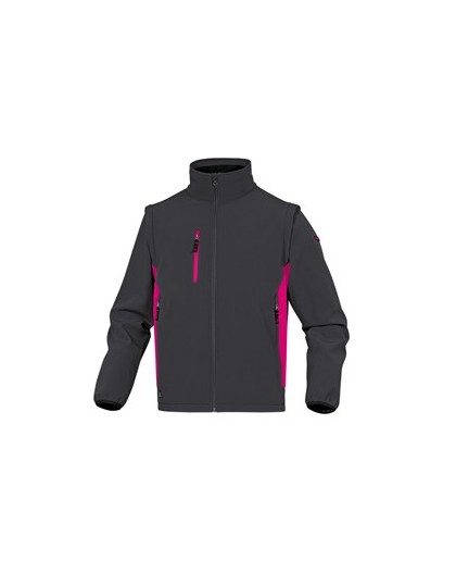 Giacca softshell MySen 2 Tg.S grigio/fucsia