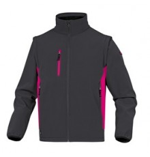 Giacca softshell MySen 2 Tg.L grigio/fucsia