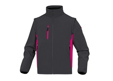Giacca softshell MySen 2 Tg.L grigio/fucsia