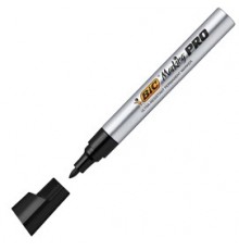 Scatola 12 marcatori Nero punta tonda Marking Pro Bic
