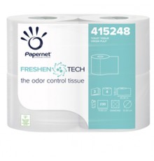 Pacco 4RT Carta igienica 3 veli 25,3mt 230 strappi Freshen Tech Papernet
