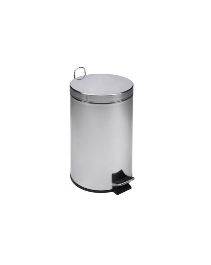 Pattumiera 12Lt a pedale in acciaio inox