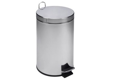 Pattumiera 12Lt a pedale in acciaio inox