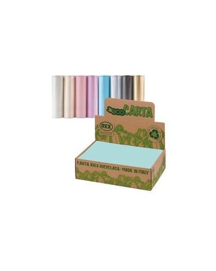 Scatola 100fg carta regalo perlage 70X100cm Rex Sadoch