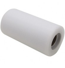 Tulle in rotolo 12,5cmx25mt bianco Big Party