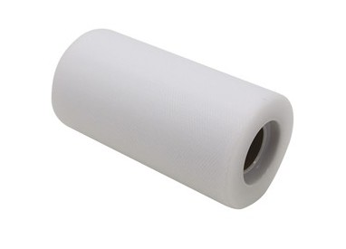 Tulle in rotolo 12,5cmx25mt bianco Big Party