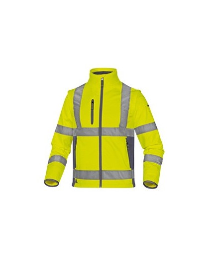 Giacca Softshell Moonlight 2 alta visibilitA' giallo fluo tg.M DeltaPlus