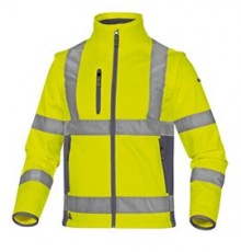 Giacca Softshell Moonlight 2 alta visibilitA' giallo fluo tg.XL DeltaPlus