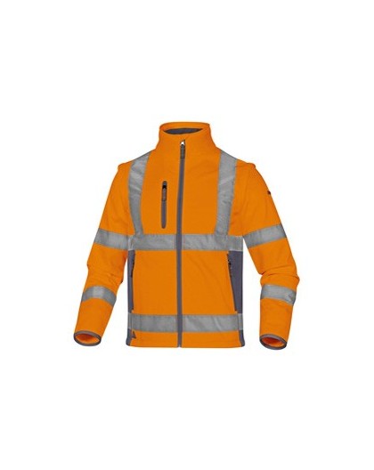 Giacca Softshell Moonlight 2 alta visibilitA' arancio fluo tg.M DeltaPlus
