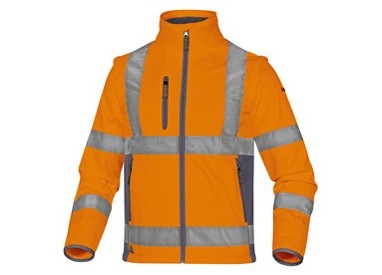 Giacca Softshell Moonlight 2 alta visibilitA' arancio fluo tg.M DeltaPlus