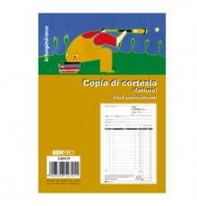 Blocco copia di cortesia (fatt.elett.) 33x3 autocop. 22x14,8cm E5272CT Edipro