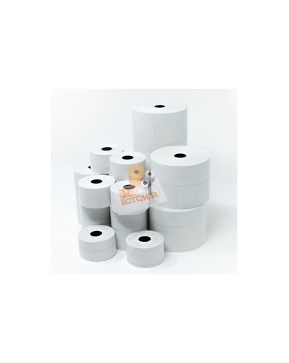Blister 10 rotoli RC carta termica BPA free FSC 55gr 57,5mm x 50mt Ø64mm